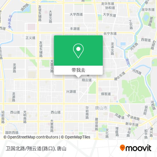 卫国北路/翔云道(路口)地图