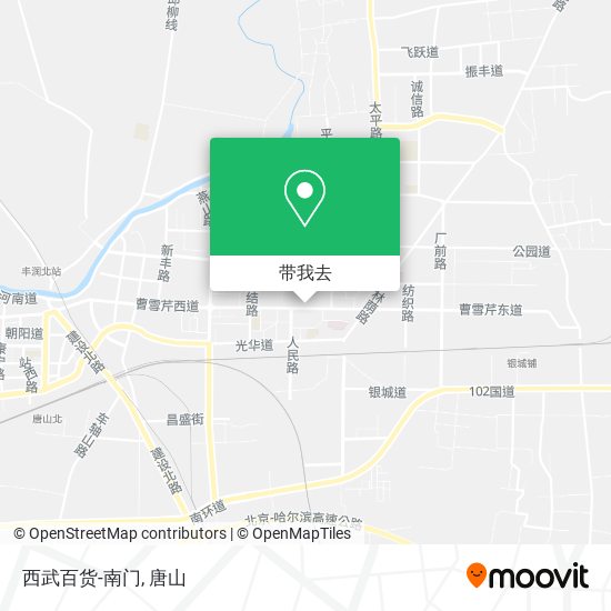 西武百货-南门地图