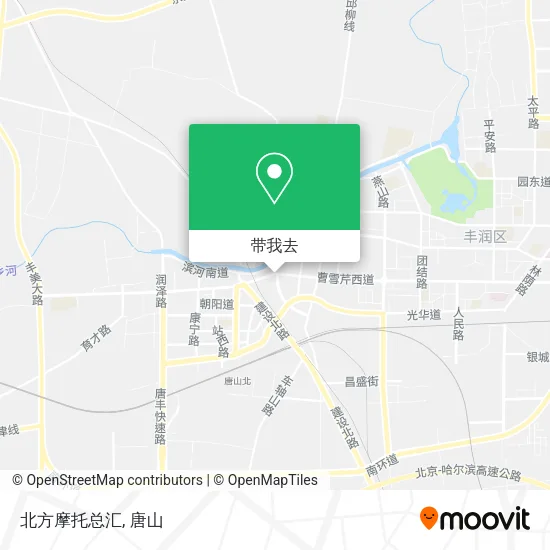 北方摩托总汇地图