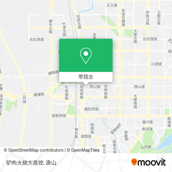 驴肉火烧大蒸饺地图