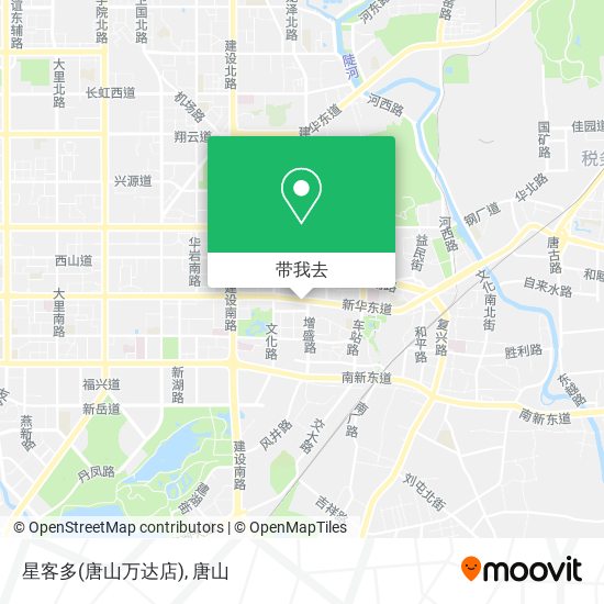 星客多(唐山万达店)地图
