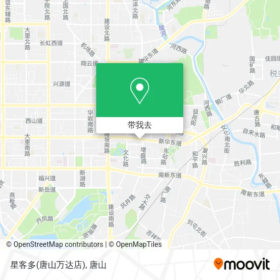 星客多(唐山万达店)地图