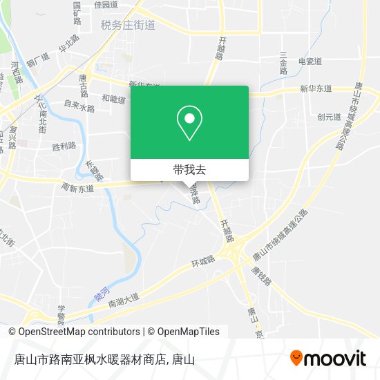 唐山市路南亚枫水暖器材商店地图