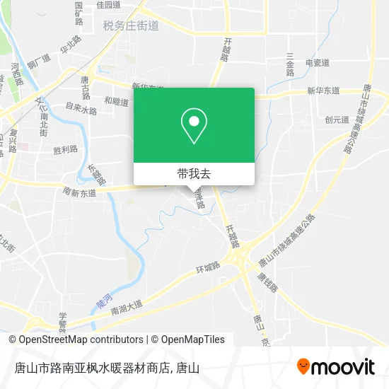 唐山市路南亚枫水暖器材商店地图