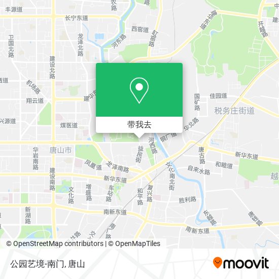 公园艺境-南门地图