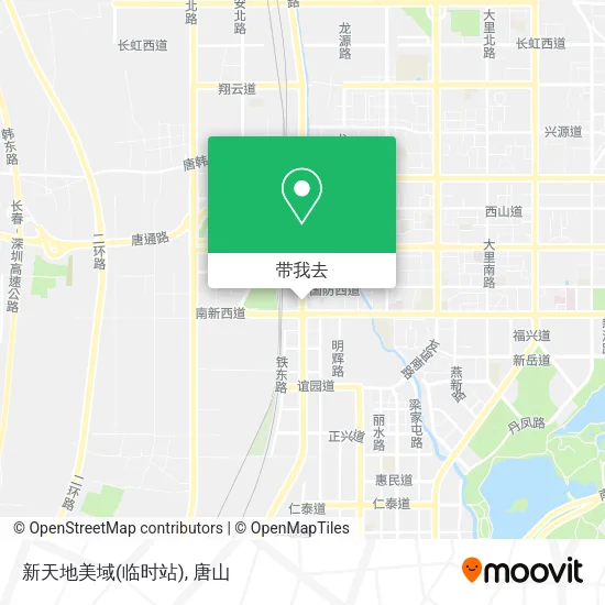 新天地美域(临时站)地图