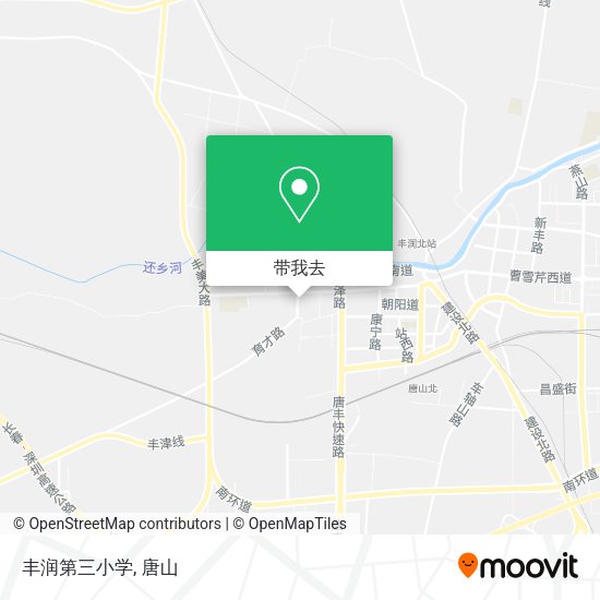 丰润第三小学地图
