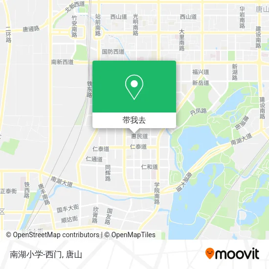 南湖小学-西门地图