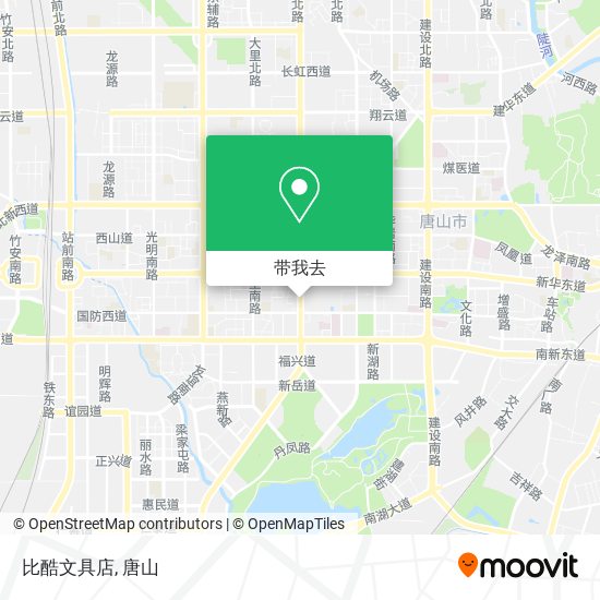 比酷文具店地图