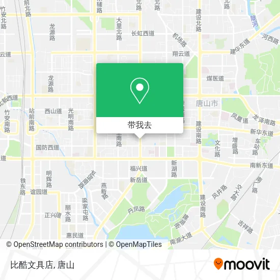 比酷文具店地图