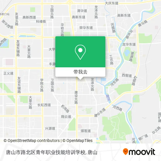 唐山市路北区青年职业技能培训学校地图