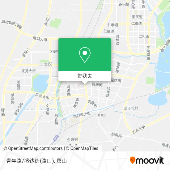 青年路/盛达街(路口)地图