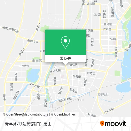 青年路/顺达街(路口)地图