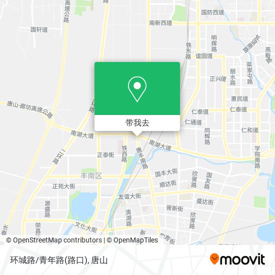 环城路/青年路(路口)地图