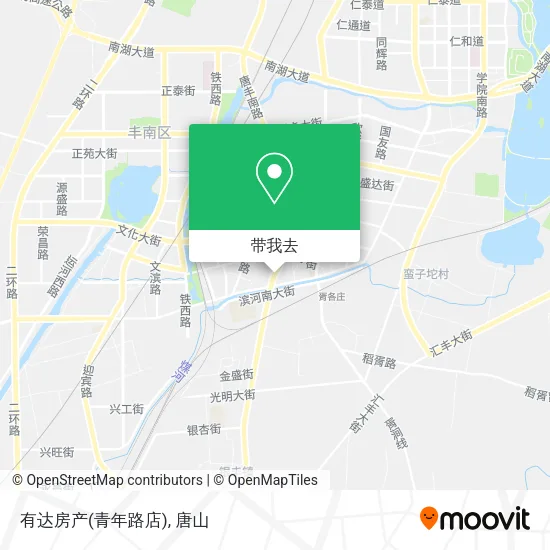 有达房产(青年路店)地图