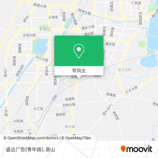 盛达广告(青年路)地图
