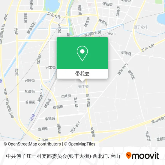 中共侉子庄一村支部委员会(银丰大街)-西北门地图