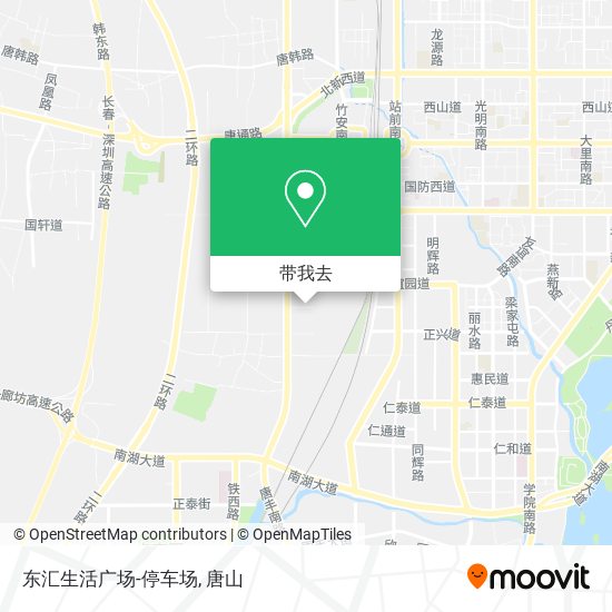 东汇生活广场-停车场地图