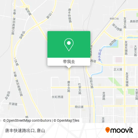 唐丰快速路出口地图