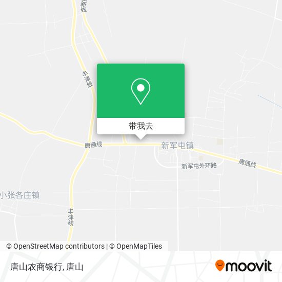 唐山农商银行地图