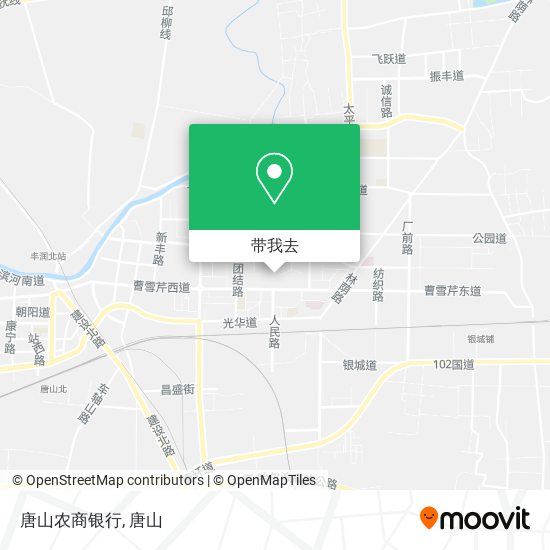 唐山农商银行地图
