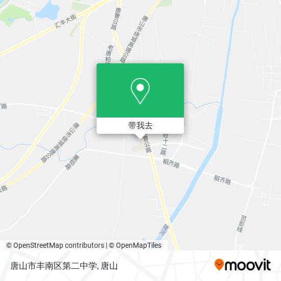 唐山市丰南区第二中学地图
