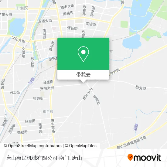 唐山惠民机械有限公司-南门地图