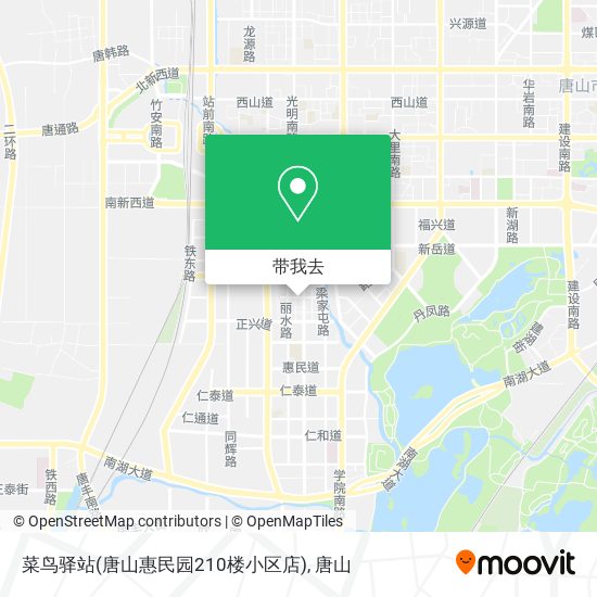菜鸟驿站(唐山惠民园210楼小区店)地图