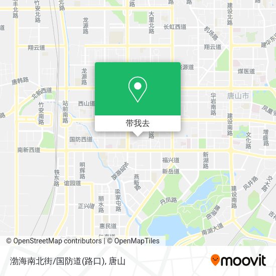 渤海南北街/国防道(路口)地图