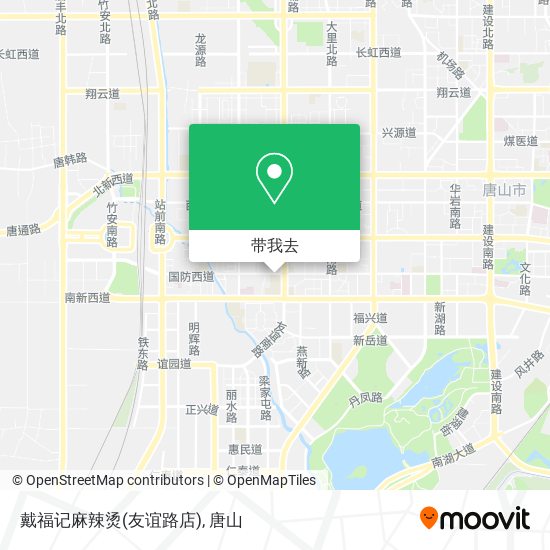 戴福记麻辣烫(友谊路店)地图