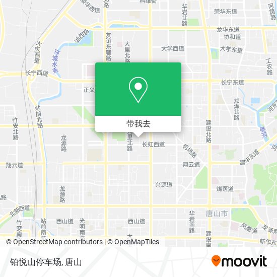 铂悦山停车场地图