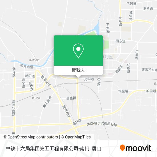 中铁十六局集团第五工程有限公司-南门地图