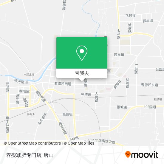 养瘦减肥专门店地图