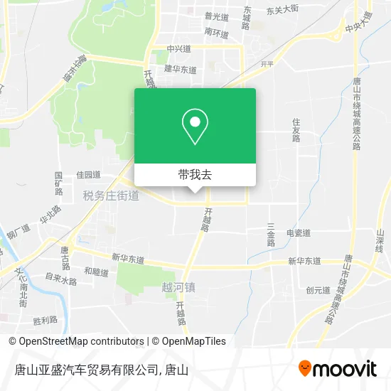 唐山亚盛汽车贸易有限公司地图