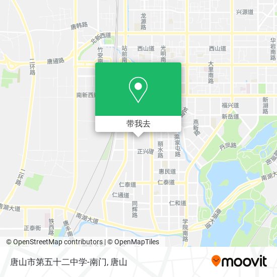 唐山市第五十二中学-南门地图