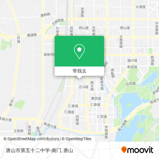 唐山市第五十二中学-南门地图
