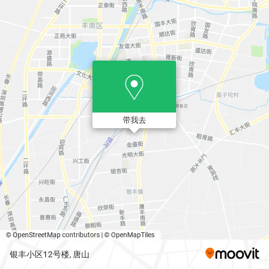 银丰小区12号楼地图