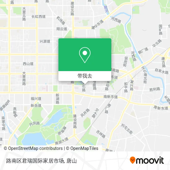 路南区君瑞国际家居市场地图