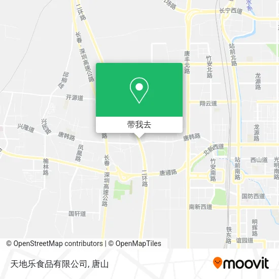 天地乐食品有限公司地图