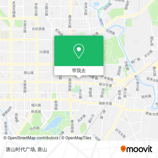 唐山时代广场地图