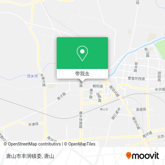 唐山市丰润镇委地图