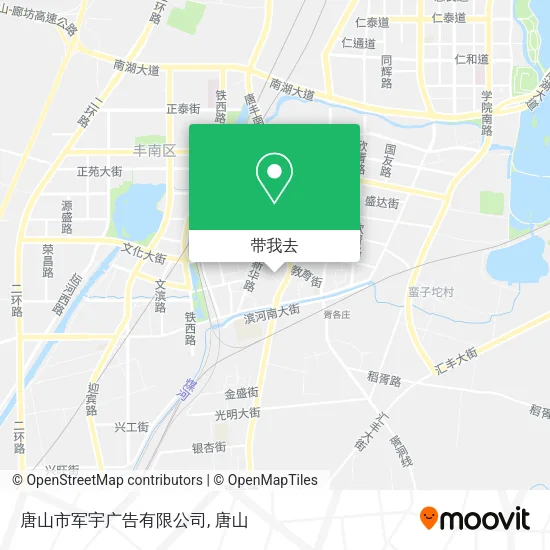 唐山市军宇广告有限公司地图