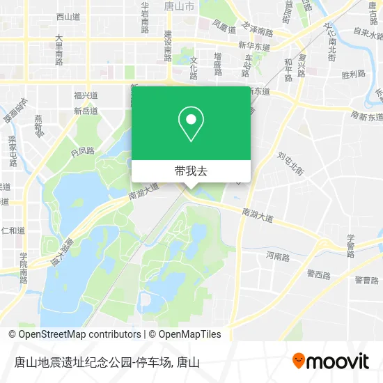 唐山地震遗址纪念公园-停车场地图