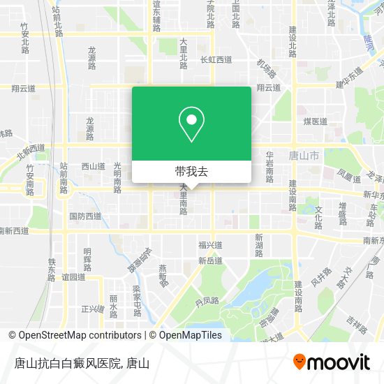 唐山抗白白癜风医院地图