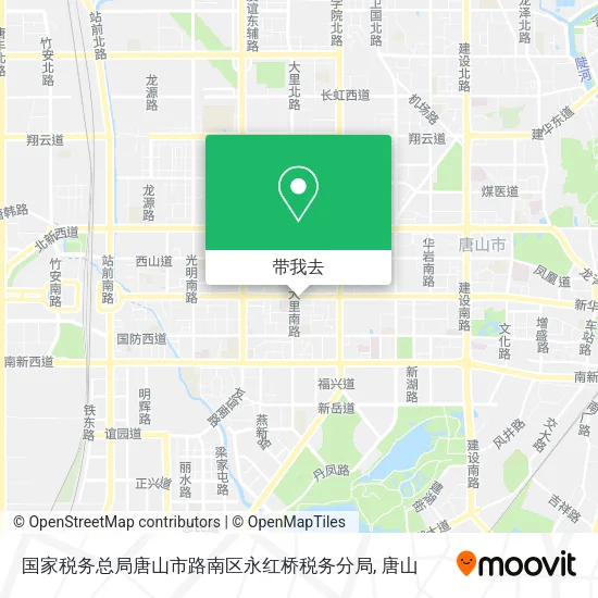 国家税务总局唐山市路南区永红桥税务分局地图
