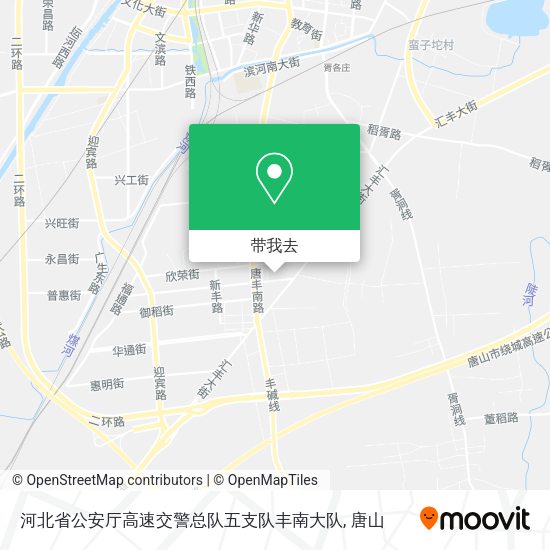河北省公安厅高速交警总队五支队丰南大队地图
