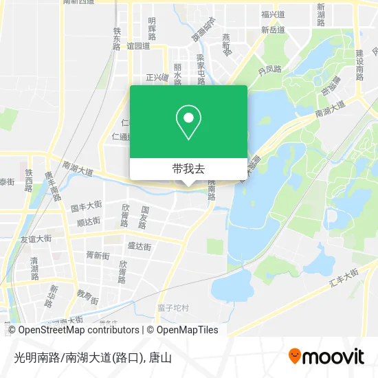 光明南路/南湖大道(路口)地图