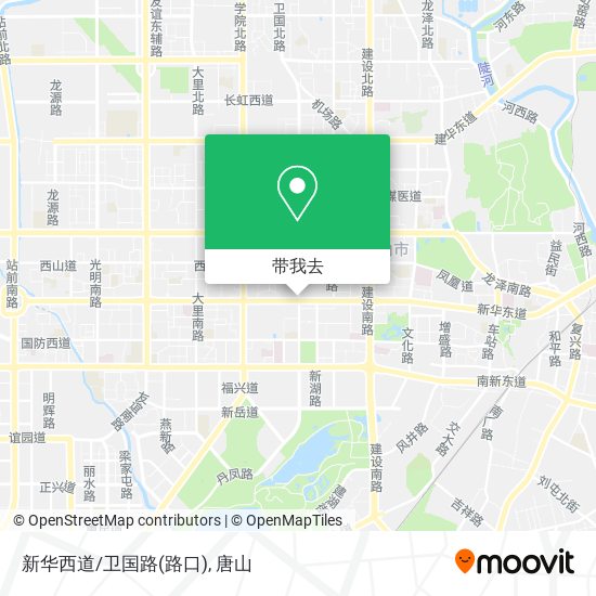 新华西道/卫国路(路口)地图