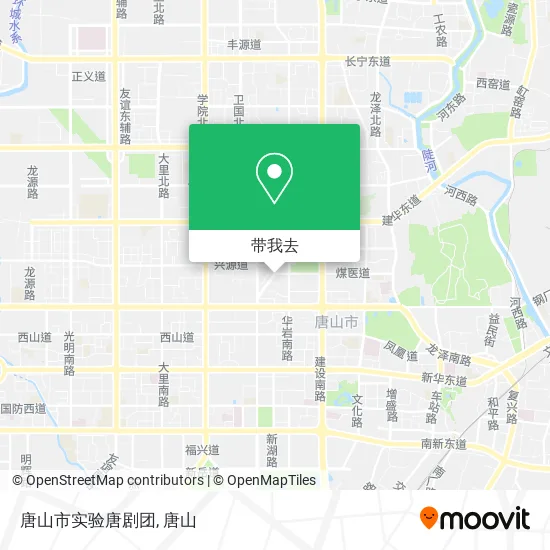 唐山市实验唐剧团地图