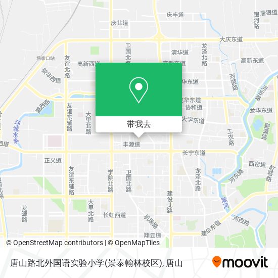 唐山路北外国语实验小学(景泰翰林校区)地图